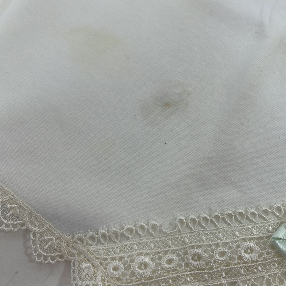 Vintage Baby Girl’s Fancy Cardigan, Booties, Headband, Blanket, Cream, lace, Bea - Picture 17 of 17